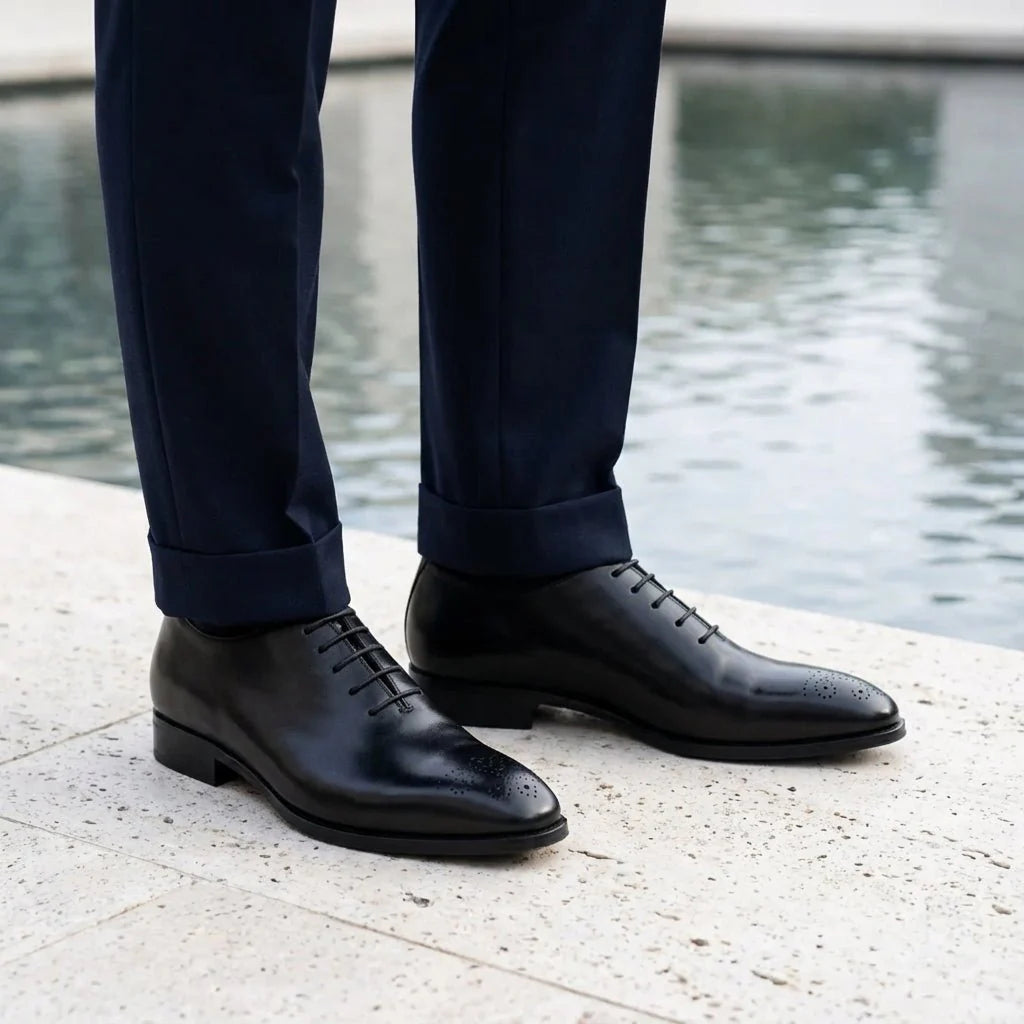 Lanner: Richelieu Homme - Cuir Noir