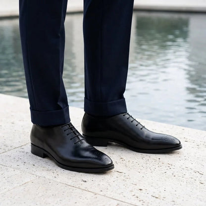 Lanner: Richelieu Homme - Cuir Noir
