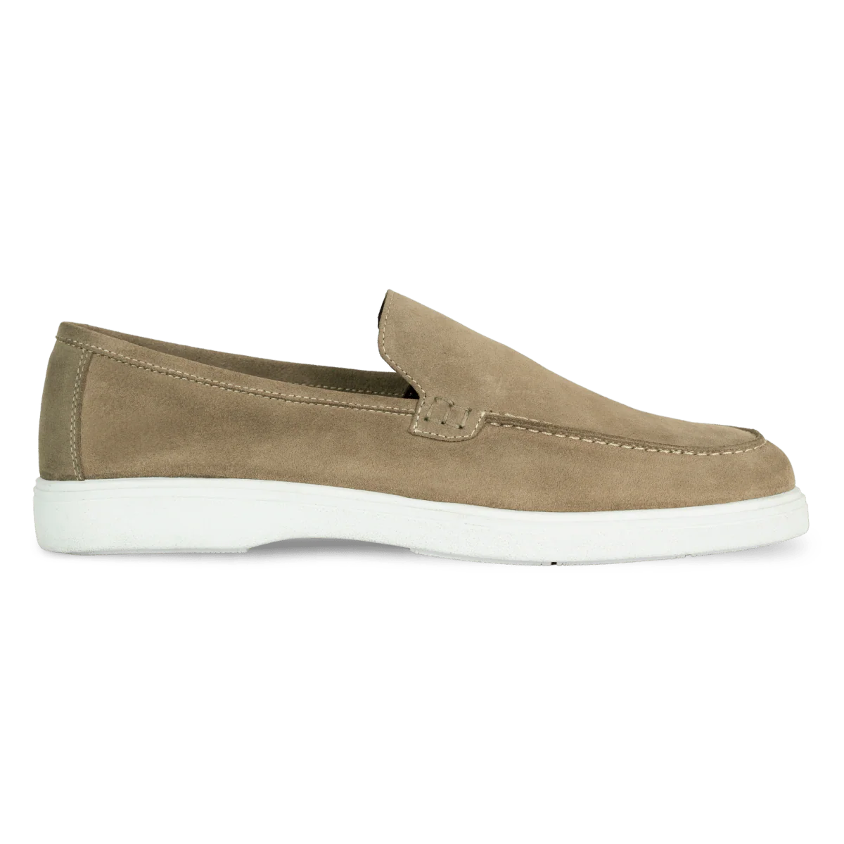 Preston: Mocassin Homme - Daim Camel