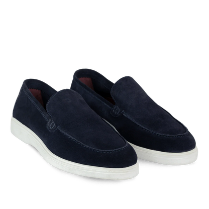 Preston: Mocassin Homme - Daim Camel