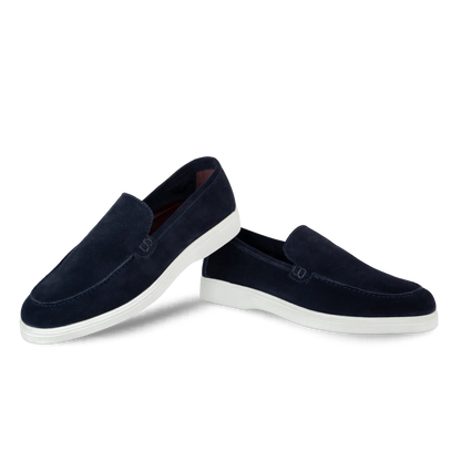 Preston: Mocassin Homme - Daim Camel